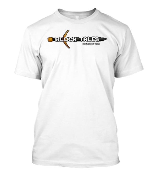 Block Tales Swords Of Time Pickaxe Bow And Sword T-Shirt