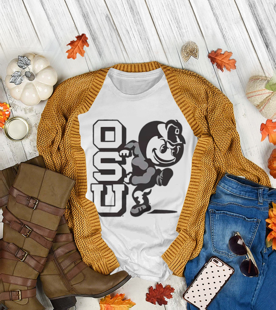 OSU Heritage Brutus Mascot Iconic Athletic Spirit T-Shirt