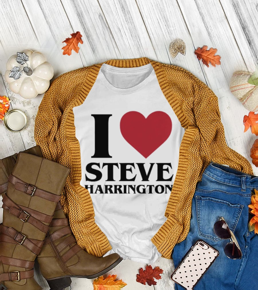 I Love Steve Harrington Heart Stranger Things T-Shirt