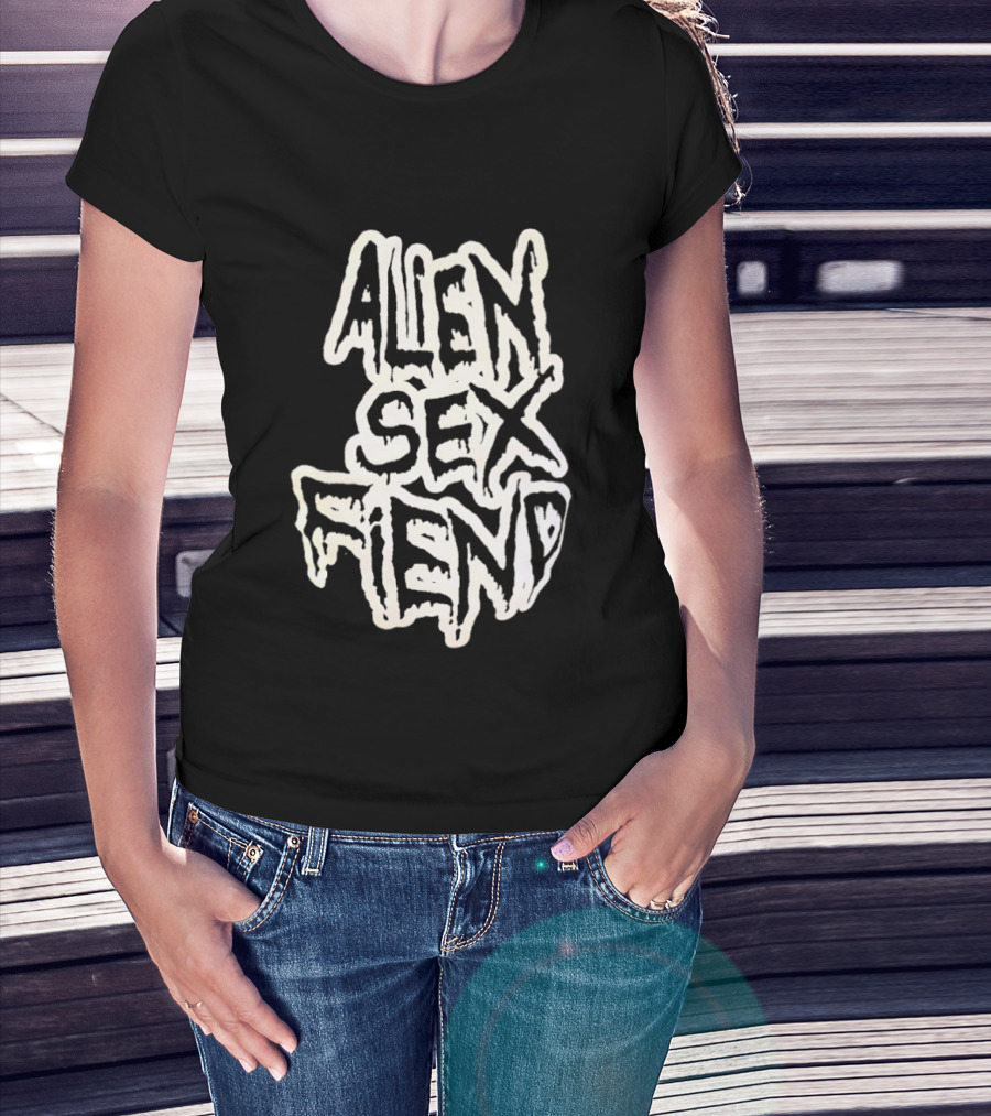 Alien Sex Fiend Bold Dripping T-Shirt