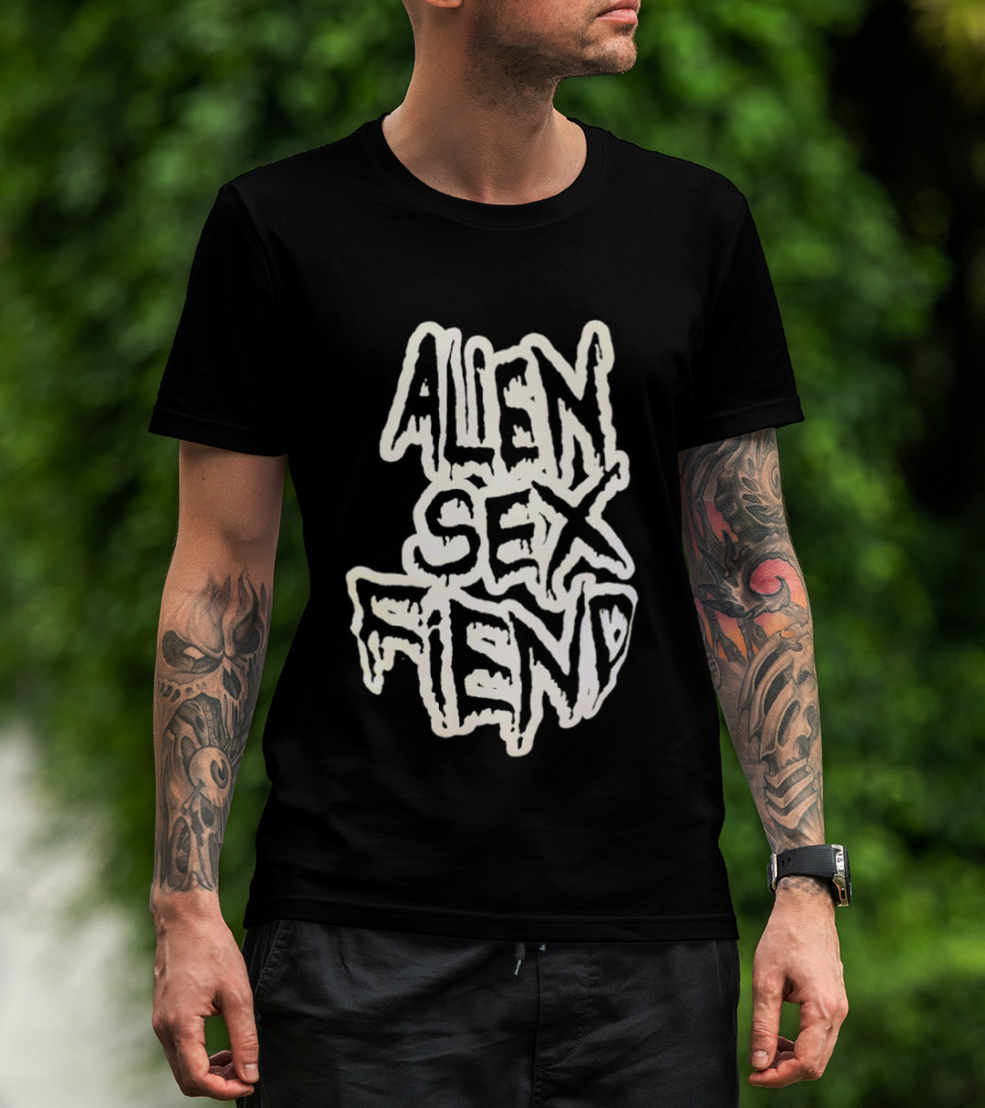 Alien Sex Fiend Bold Dripping T-Shirt