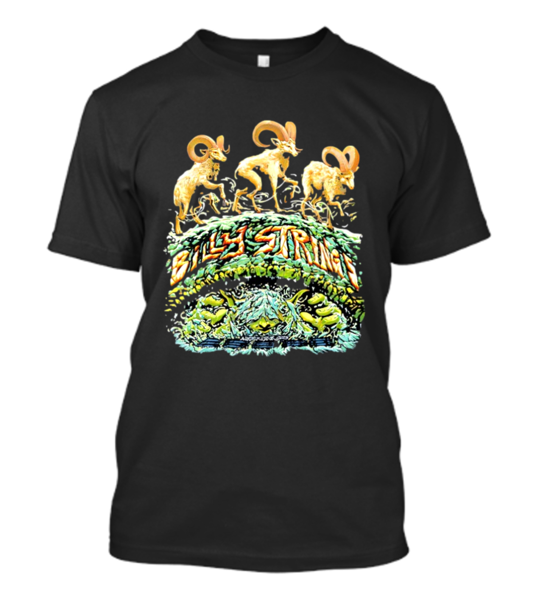 Billy Strings Winter 2025 Tour Majestic Ram Trio T-Shirt