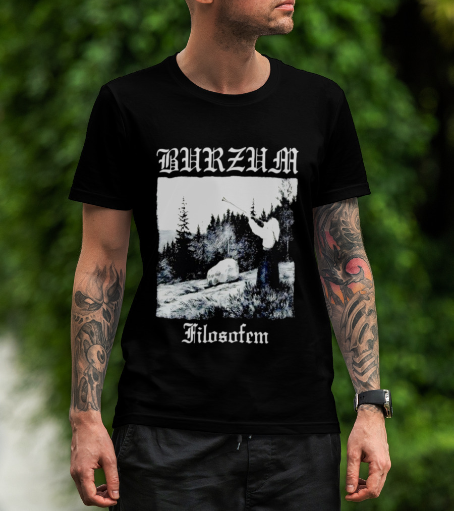 Burzum Filosofem Album Nordic Forest Scene T-Shirt