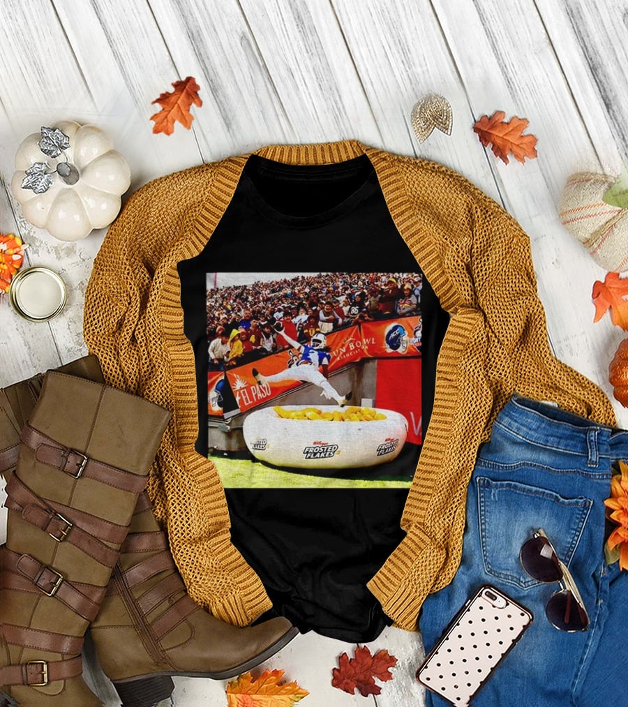 Que’Sean Brown Frosted Flakes Leap Tony the Tiger T-Shirt