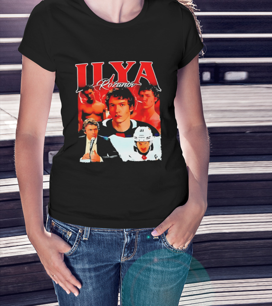 Ilya Rozanov Rivalry 90s Iconic Hockey Star T-Shirt