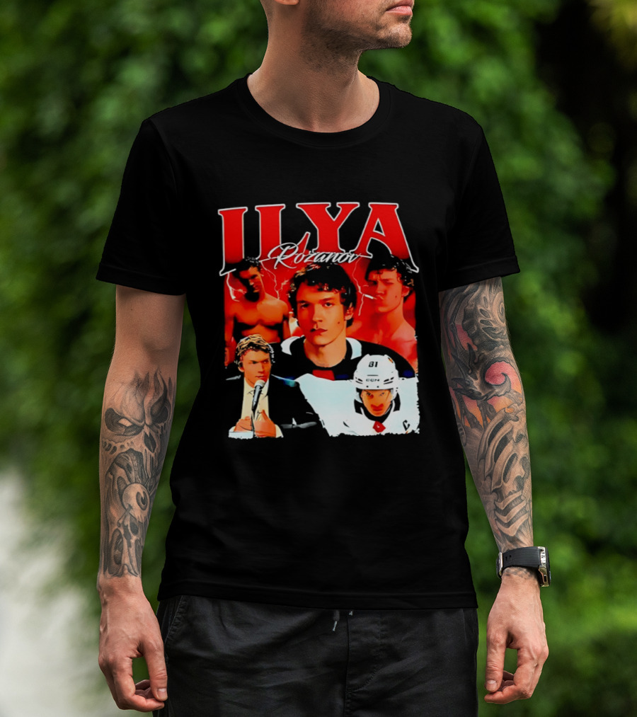 Ilya Rozanov Rivalry 90s Iconic Hockey Star T-Shirt