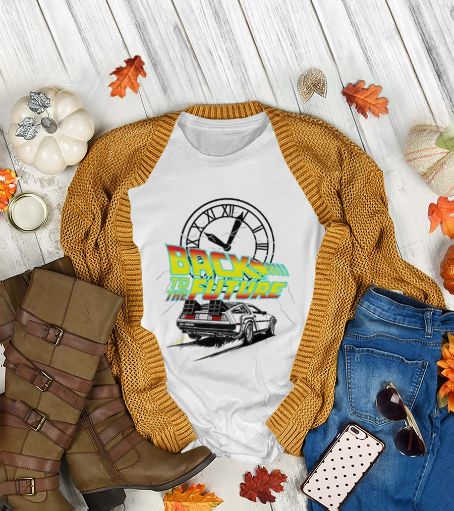 Back to the Future DMC DeLorean Official Vintage Movie T-Shirt
