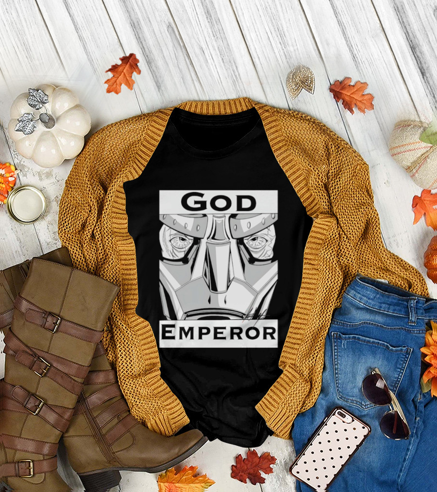 God Emperor Masked Face Robot Armor T-Shirt