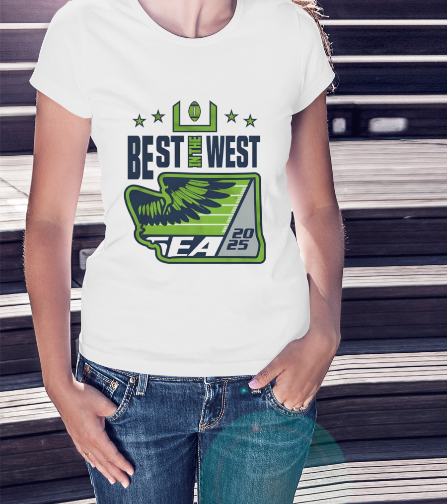 Seattle Seahawks Best In The West 2025 NFC Champions T-Shirt