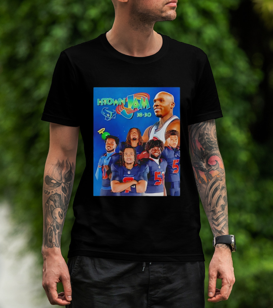 H Town Jam 30 30 Houston Texans Space Jam 2026 T-Shirt