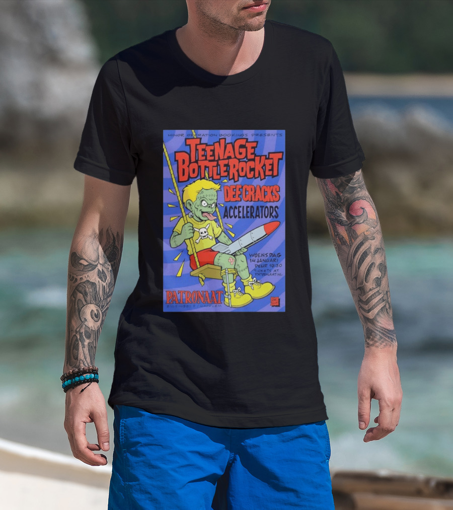 Teenage Bottlerocket Dee Cracks Accelerators Patronaat Haarlem 14 Januari 2026 T-Shirt