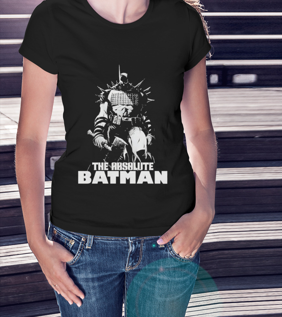 The Absolute Batman Spiked Suit Warrior With Bat Helmets T-Shirt
