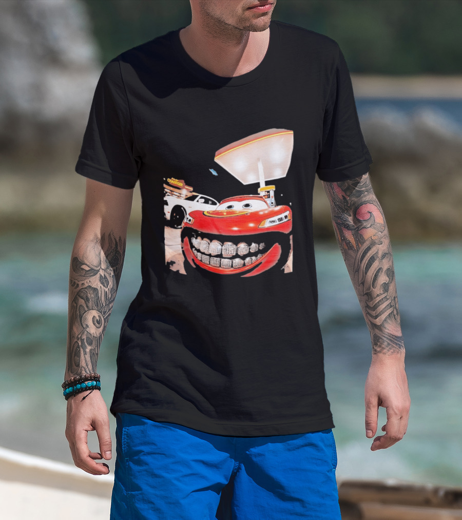 Cars Lightning McQueen Grills Radiator Springs Charger T-Shirt