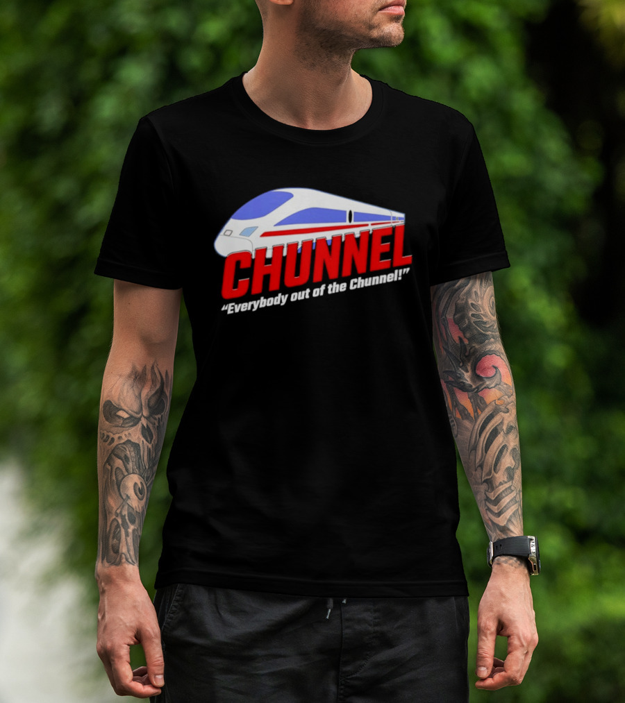 Chunnel Everybody Out Of The Chunnel Train T-Shirt