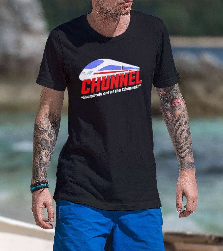 Chunnel Everybody Out Of The Chunnel Train T-Shirt
