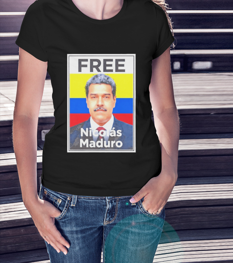 FREE Nicolás Maduro Venezuela Flag Political T-Shirt