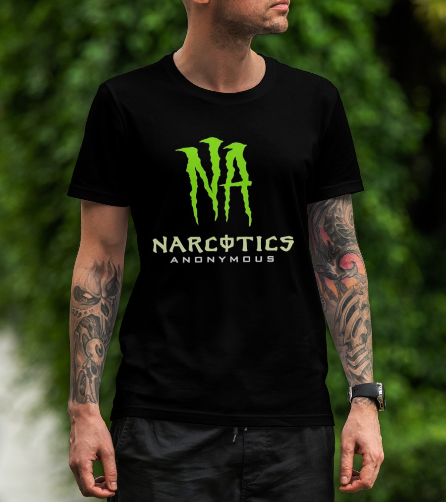 NA Narcotics Anonymous Monster Energy Style Collaboration T-Shirt
