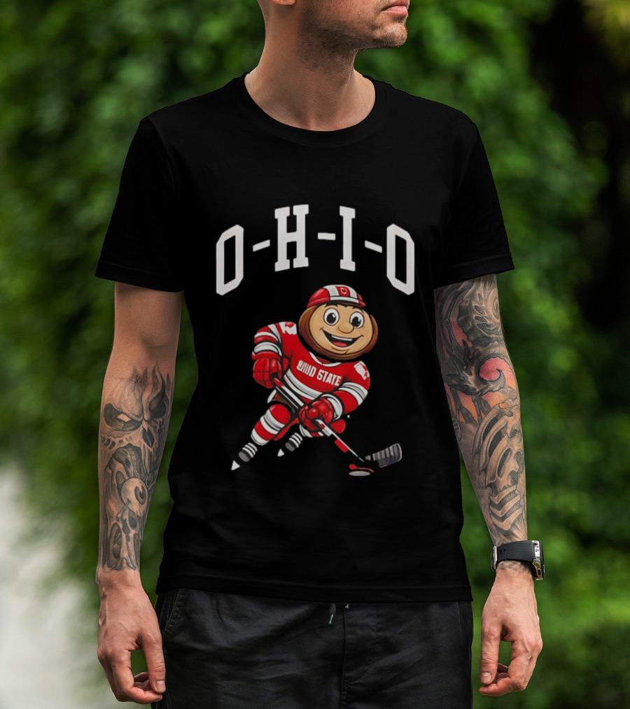Ohio State Buckeyes Mascot Hockey 2026 NCAA Funny T-Shirt