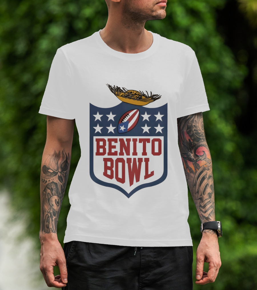 Benito Bowl Bad Bunny Puerto Rico LIX NFL Football 2026 T-Shirt