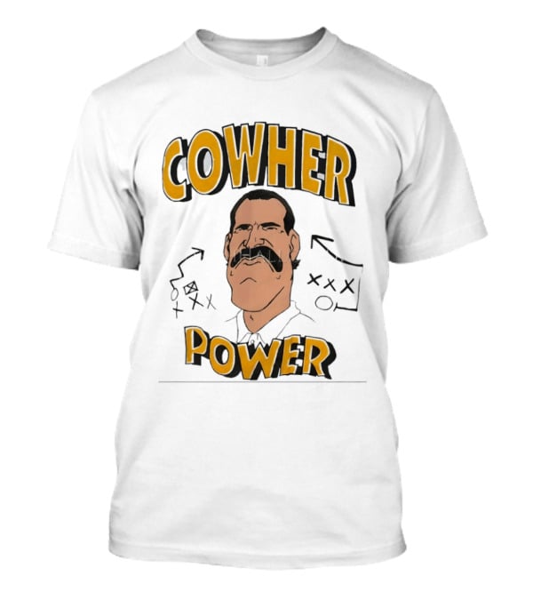 Cowher Power Pittsburgh Steelers Coach Bill Cowher Football T-Shirt