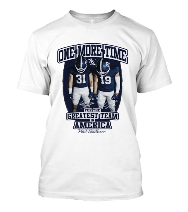 Georgia Southern Eagles One More Time Greatest Team In America Hail Southern T-Shirt