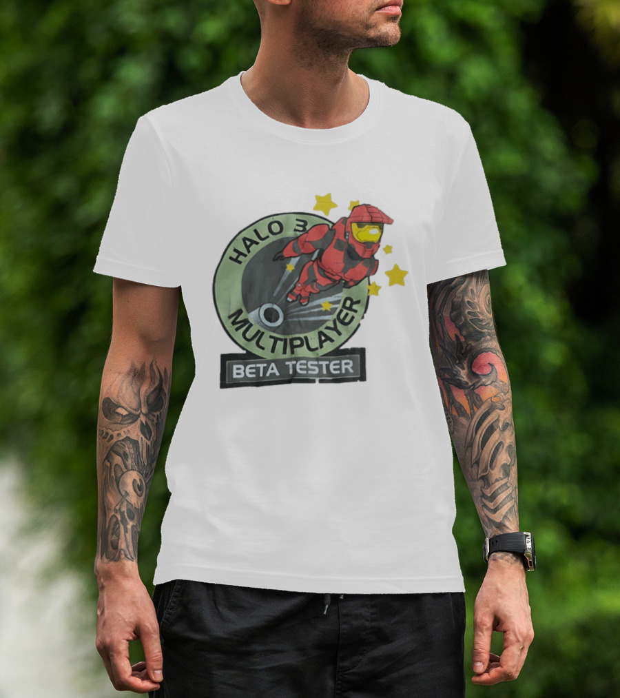 Halo 3 Multiplayer Beta Tester Exclusive Red Spartan T-Shirt