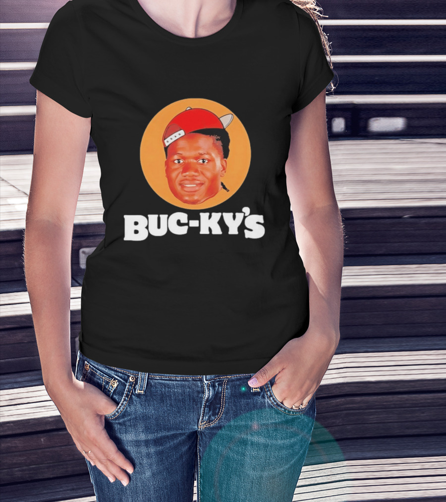 Buc Kys Bucky Irving Meme Tampa Bay Buccaneers Buc Ees T-Shirt