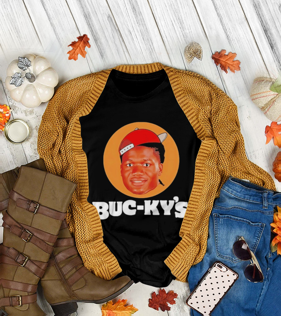 Buc Kys Bucky Irving Meme Tampa Bay Buccaneers Buc Ees T-Shirt