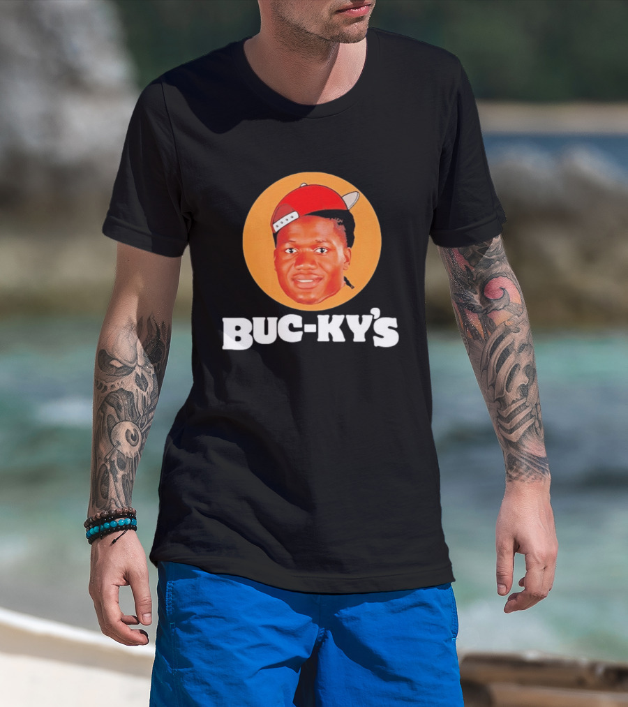 Buc Kys Bucky Irving Meme Tampa Bay Buccaneers Buc Ees T-Shirt