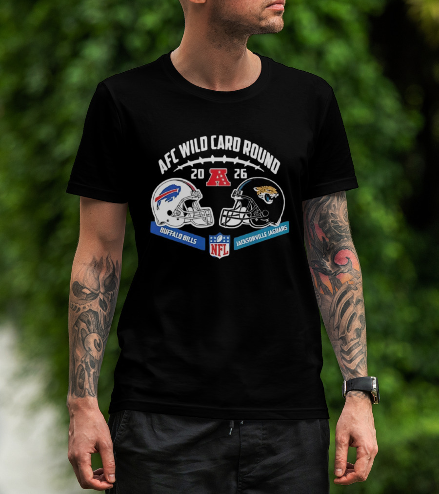 Buffalo Bills Vs Jacksonville Jaguars AFC Wild Card Round 2026 NFL Matchup T-Shirt
