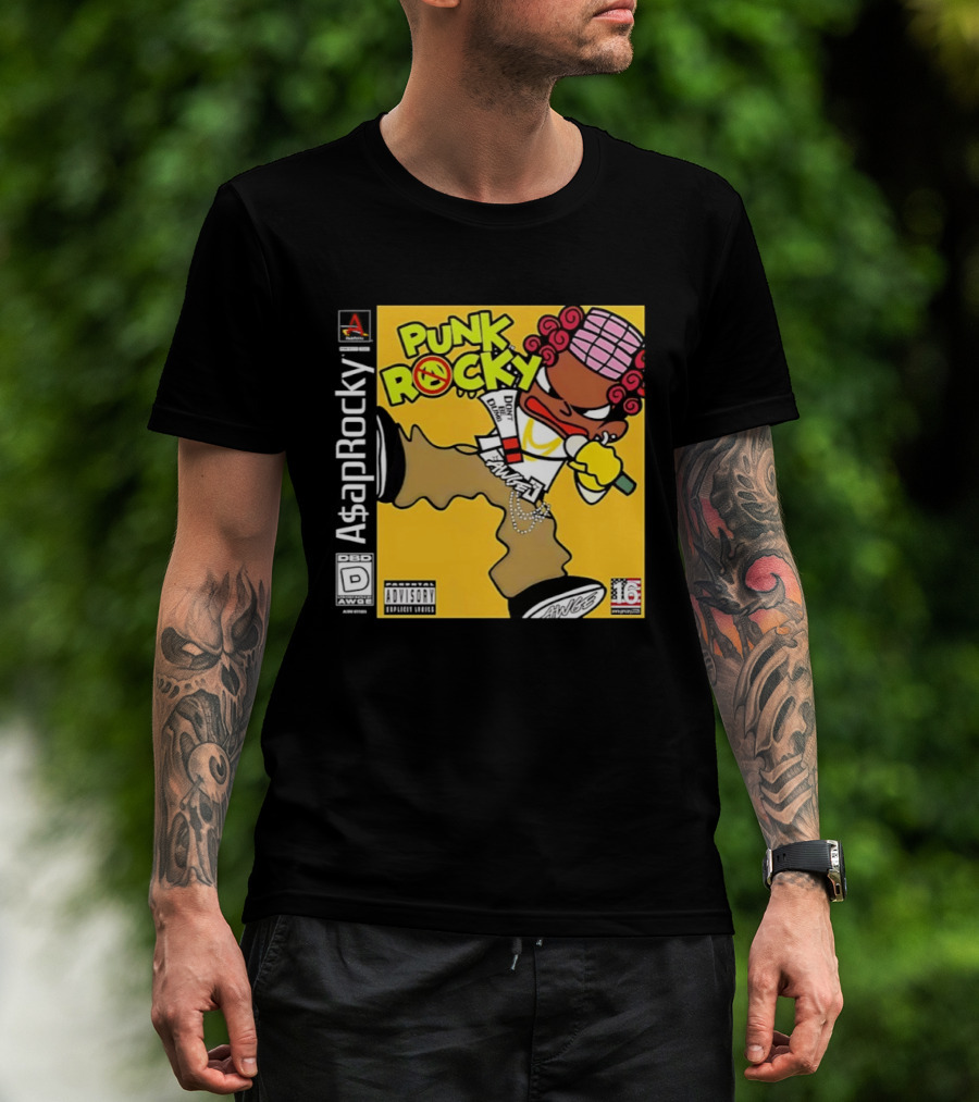 Don’t Be Dumb For Asap Rocky’s Punk Rocky Inspired By Parappa The Rapper T-Shirt