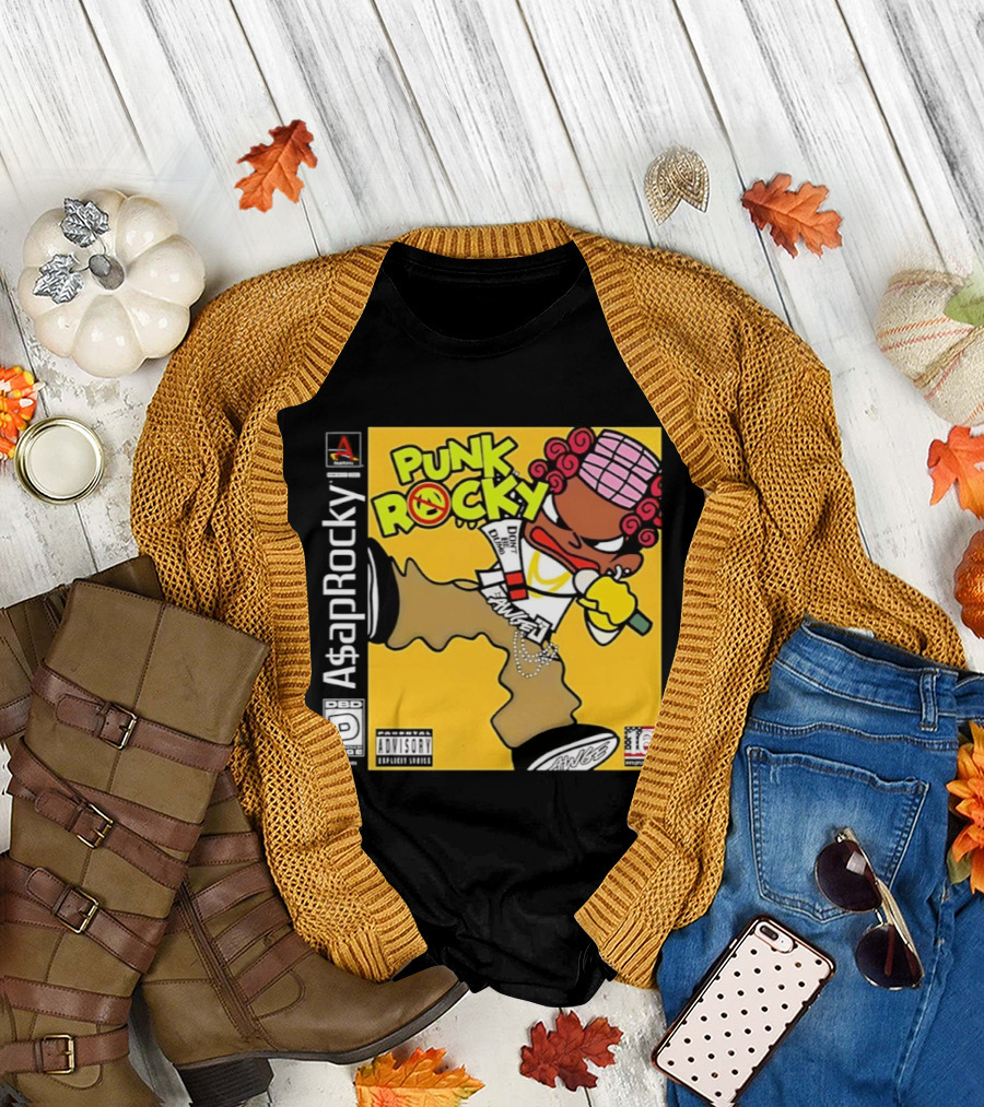 Don’t Be Dumb For Asap Rocky’s Punk Rocky Inspired By Parappa The Rapper T-Shirt