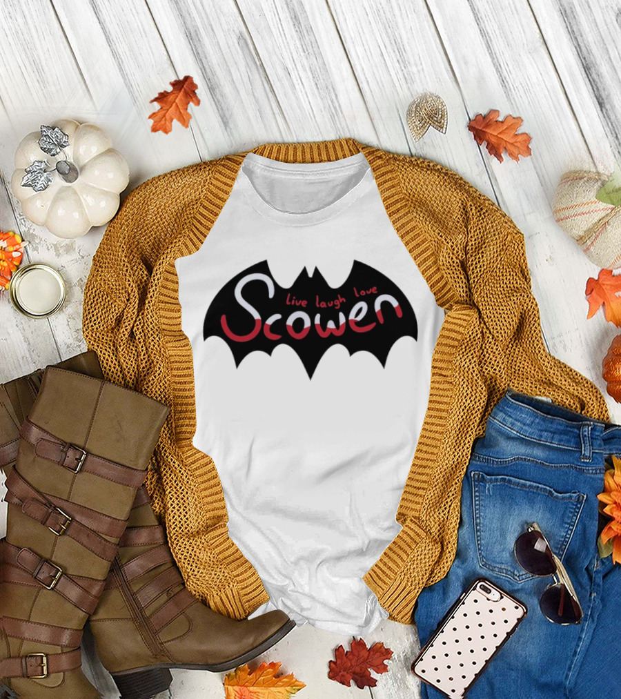 Bat Scowen Live Laugh Love T-Shirt