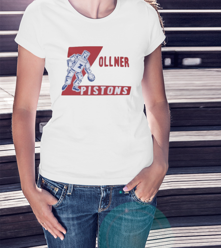 Fort Wayne Zollner Pistons Vintage Robot Basketball Team Nostalgia T-Shirt