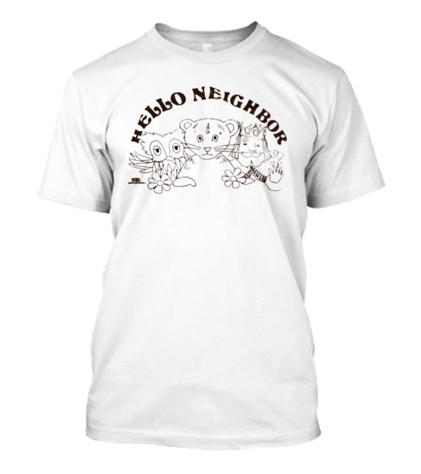 Hello Neighbor Owl Bear King Characters T-Shirt