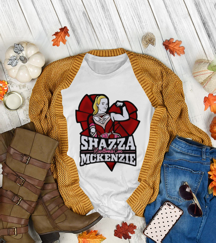 Shazza McKenzie Heartbreak Core Wrestling Superhero T-Shirt