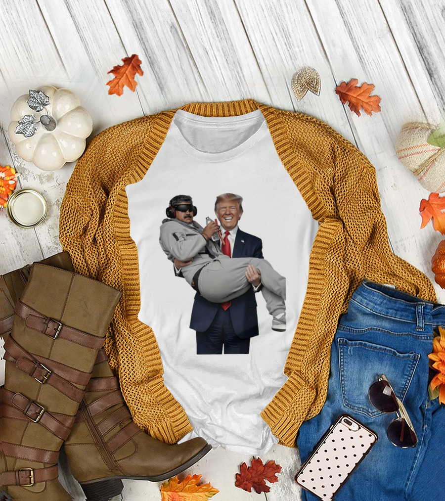 Trump Carry Maduro Satire Funny Political Humor T-Shirt