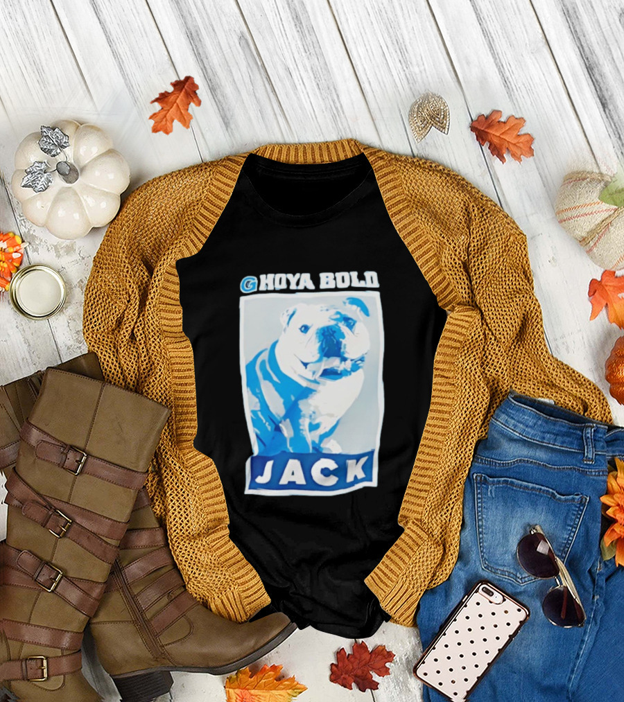 Georgetown Hoyas Hoya Bold Jack Bulldog Basketball T-Shirt