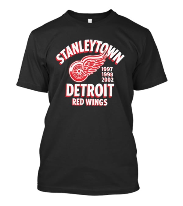 Stanleytown Detroit Red Wings 1997 1998 2002 T-Shirt