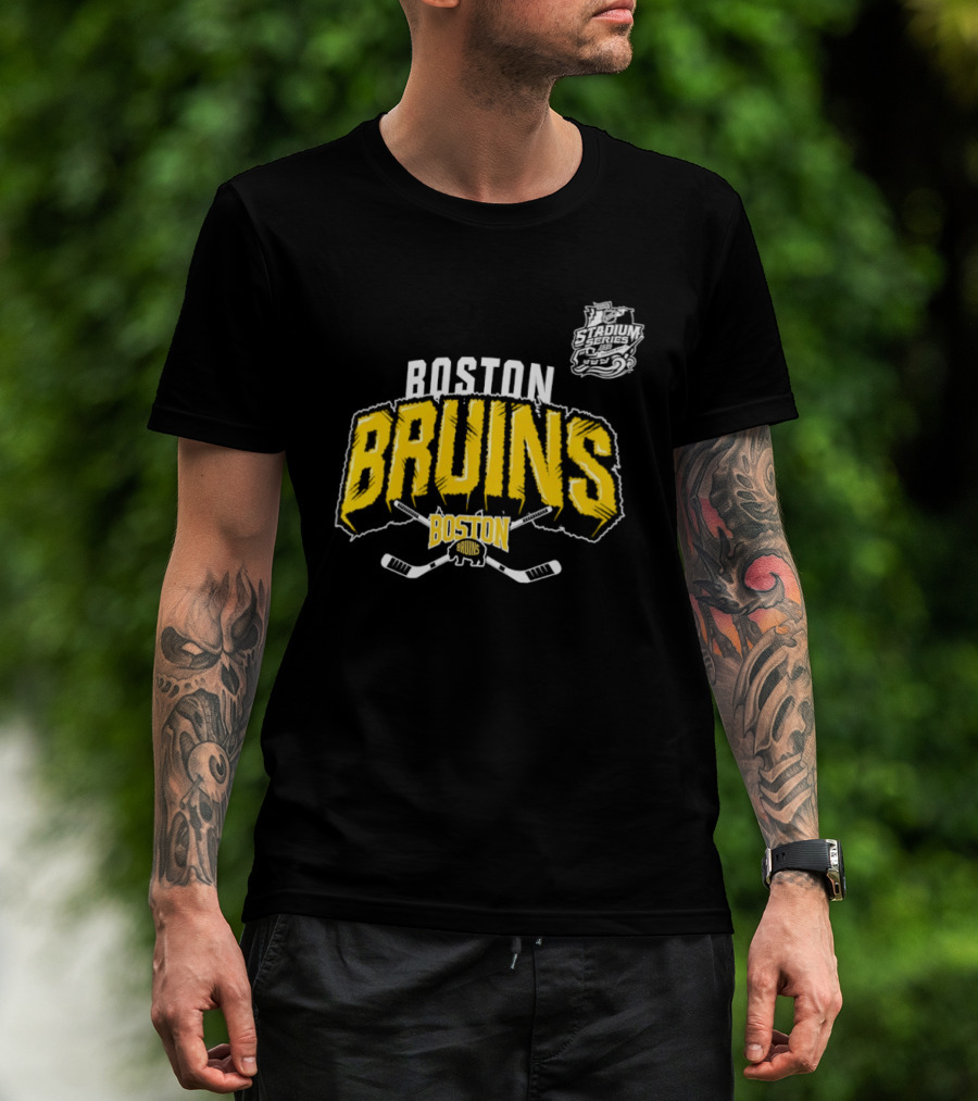 Boston Bruins Skull Tampa Bay Lightning NHL Hockey T-Shirt