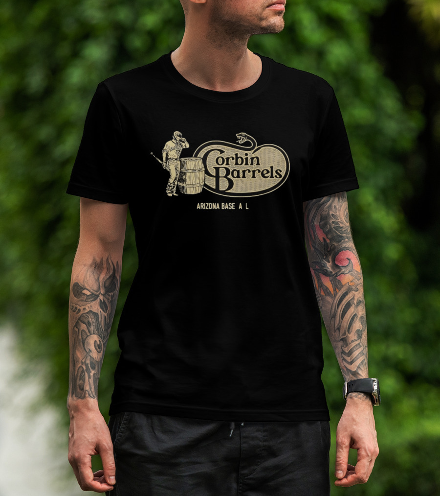 Corbin Barrels Arizona Baseball Player And Snake T-Shirt