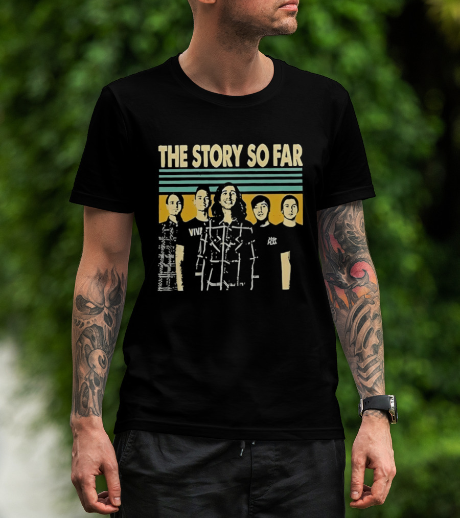 The Story So Far Band Members Stripes T-Shirt