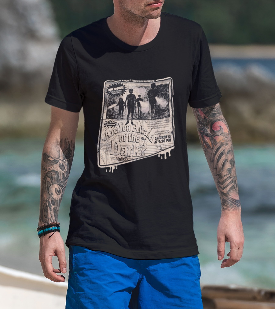 Nickelodeon Are You Afraid Of The Dark New Episode World Television Premiere Saturdays At 9:30 PM SNICK T-Shirt