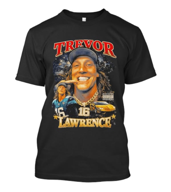 Trevor Lawrence Grillz 16 Duuval Jacksonville Jaguars NFL T-Shirt