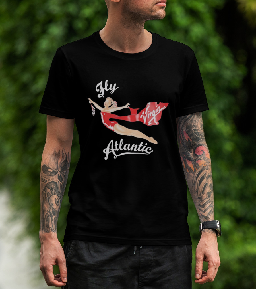 Fly Virgin Atlantic Pin Up T-Shirt