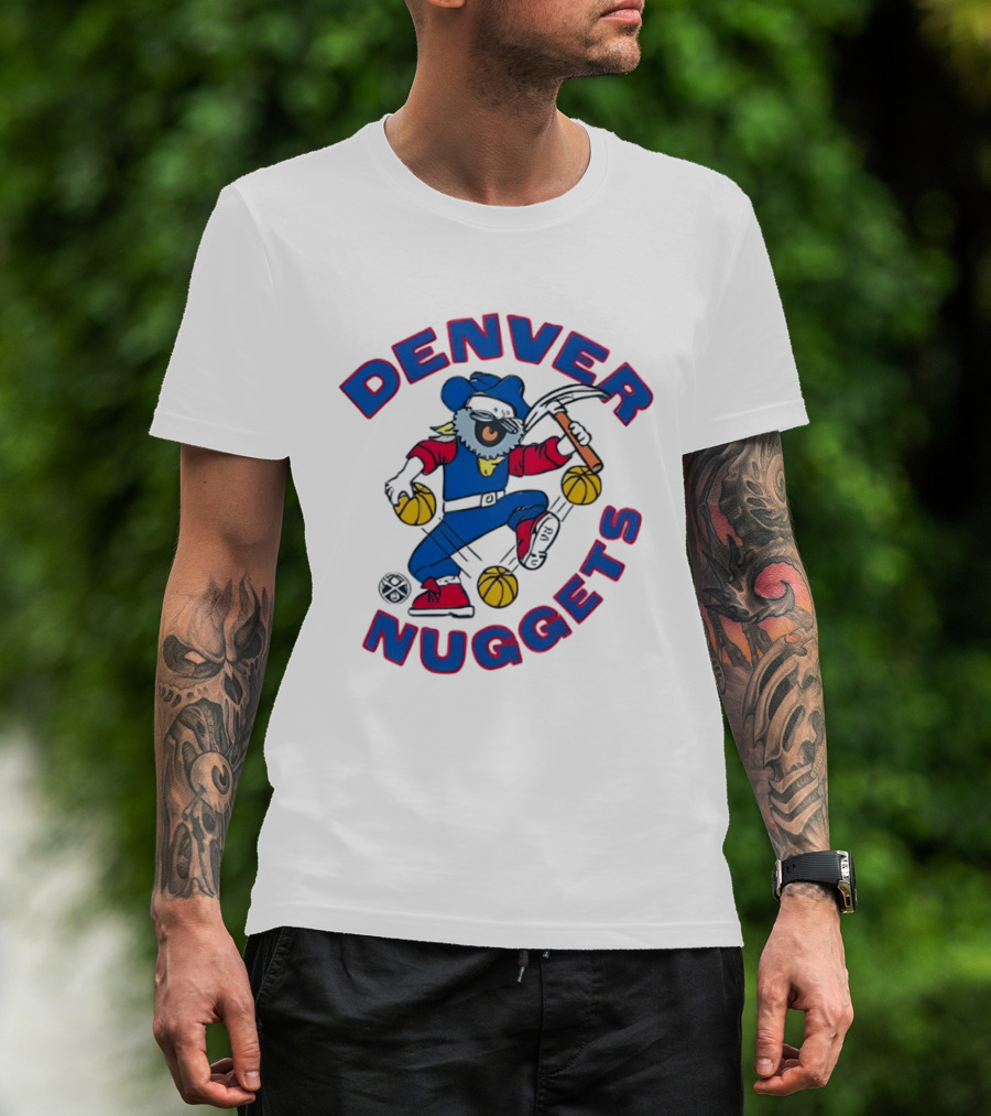 Denver Nuggets Maxie The Miner Basketball Novelty T-Shirt