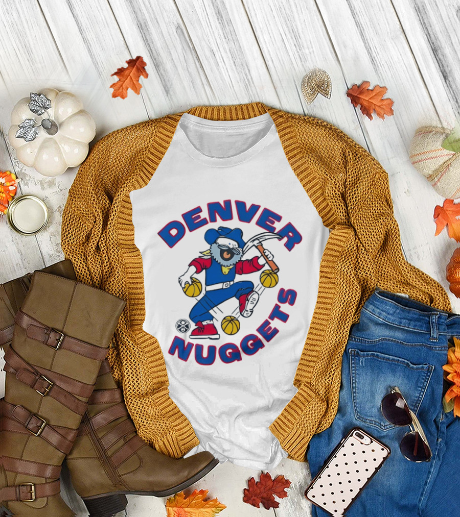 Denver Nuggets Maxie the Miner Basketball Novelty T-Shirt