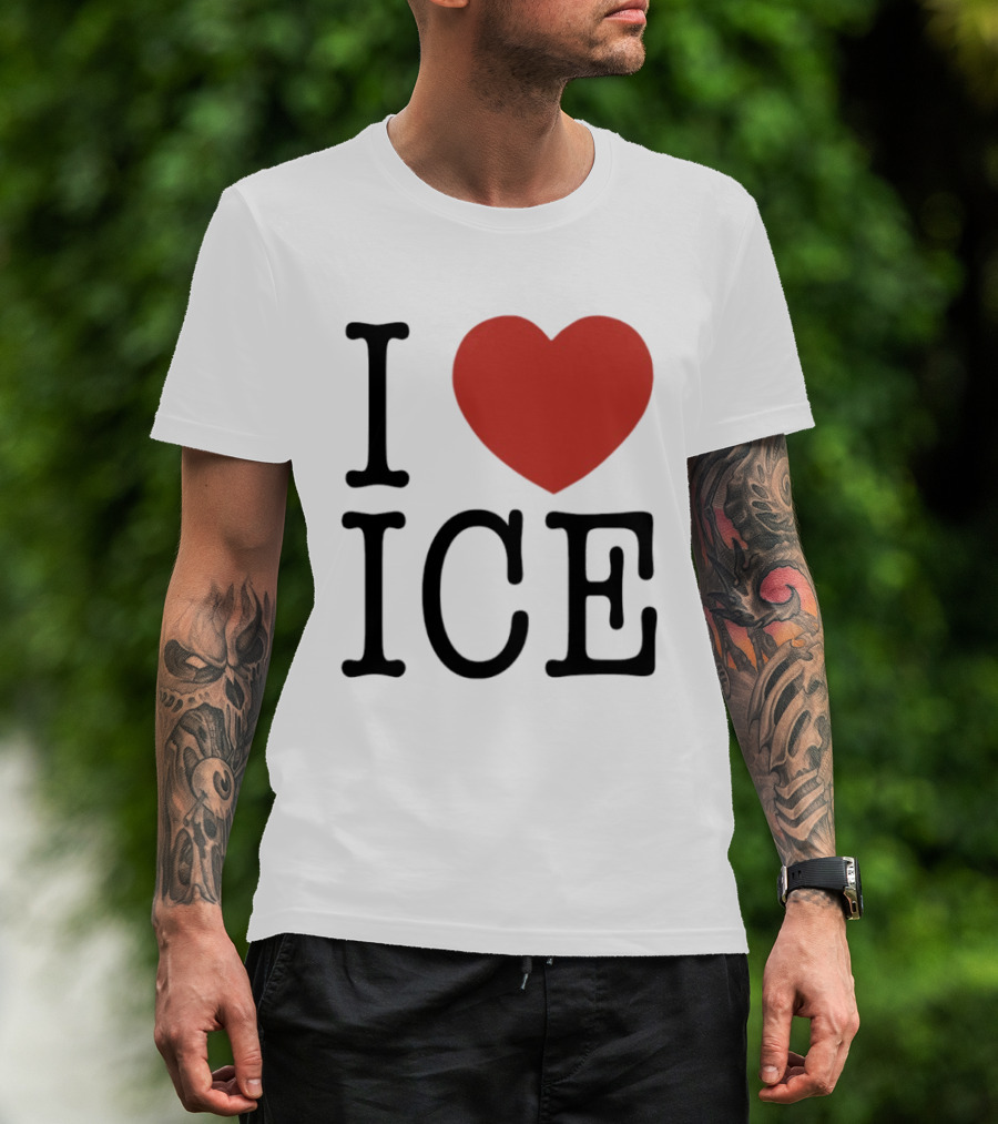 I Love Red Heart ICE T-Shirt