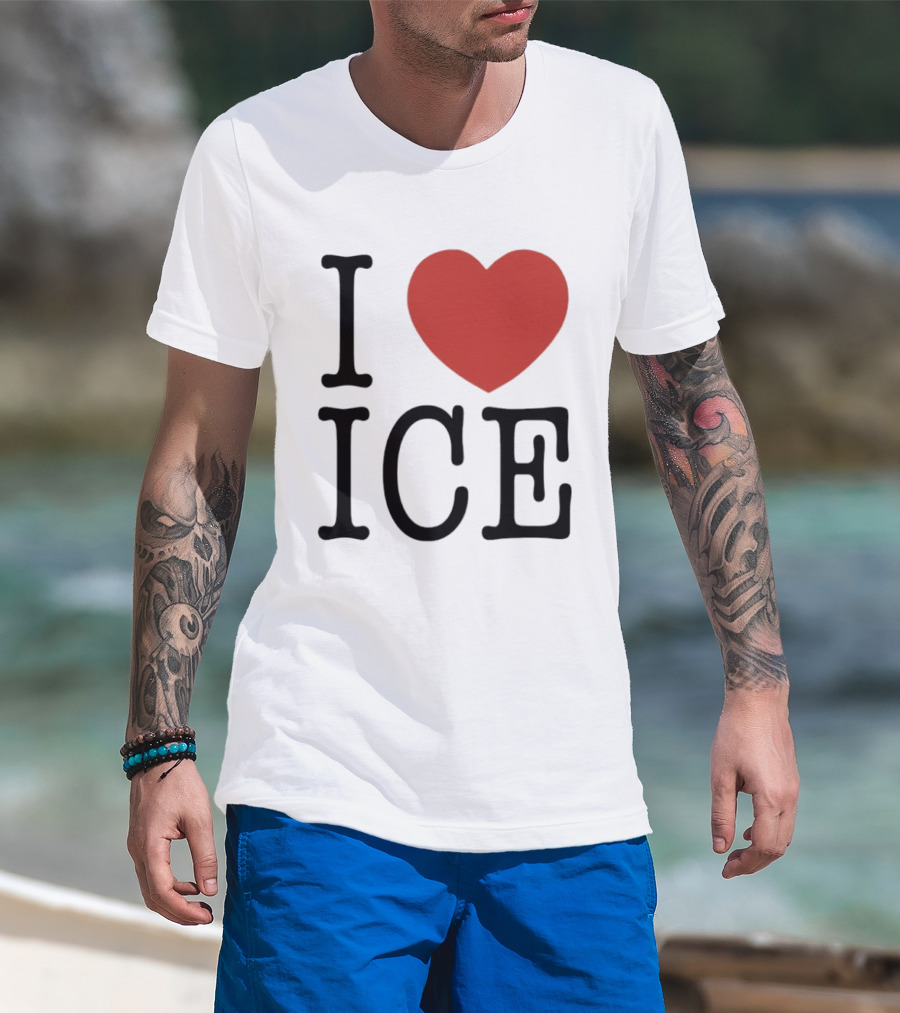 I Love Red Heart ICE T-Shirt