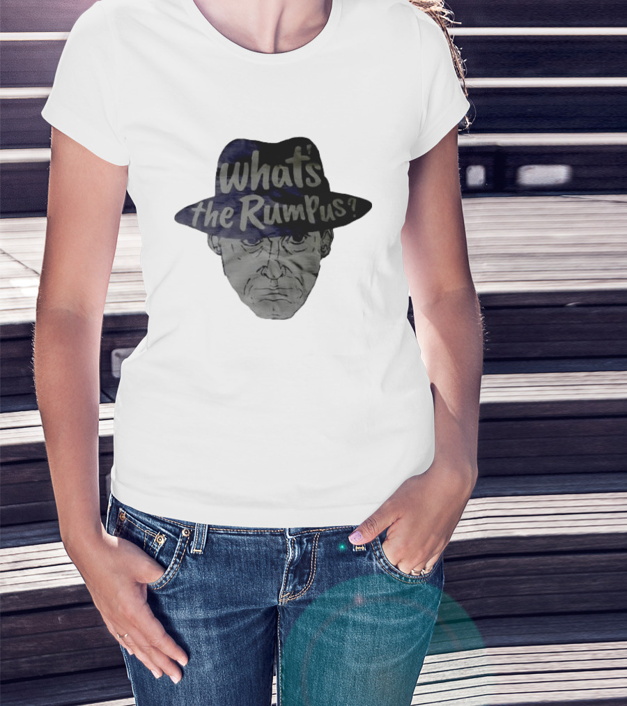 What's The Rumpus Vintage Styled Fedora Face T-Shirt